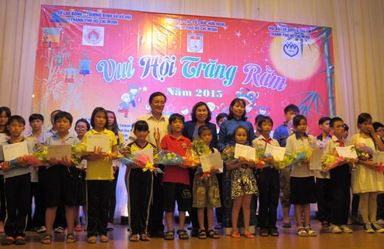 Disadvantaged children at the festival (Photo: SGGP)